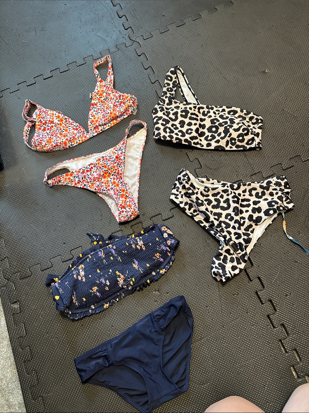 Unlisted Floral, Leopard & Navy Bikini Mix